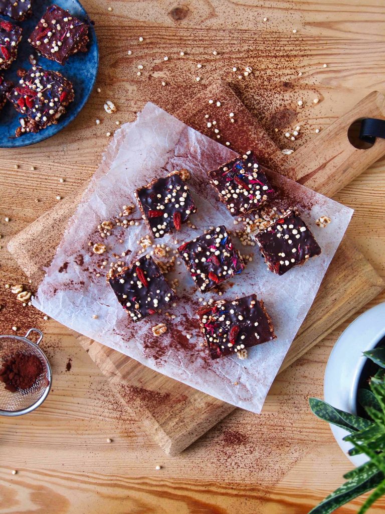 Schoko-Quinoa-Pops - Fernwehküche Schoko-Quinoa-Pops - Fernwehküche