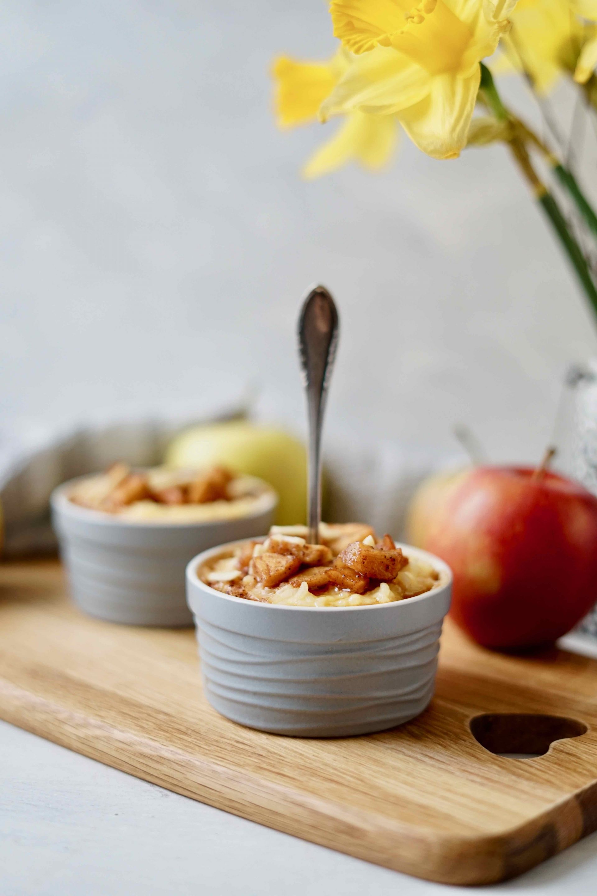Blogevent #diearchekocht: Cremiger Apfel-Milchreis-Auflauf