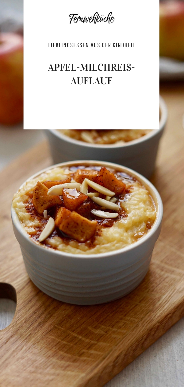 Blogevent #diearchekocht: Cremiger Apfel-Milchreis-Auflauf