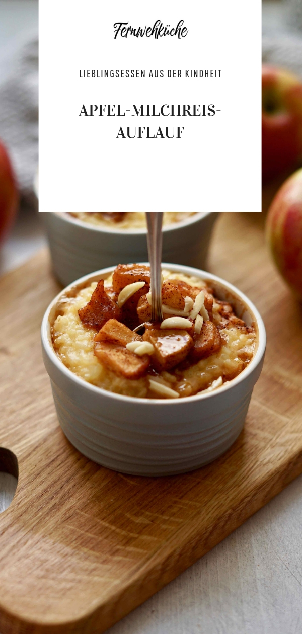 Blogevent #diearchekocht: Cremiger Apfel-Milchreis-Auflauf